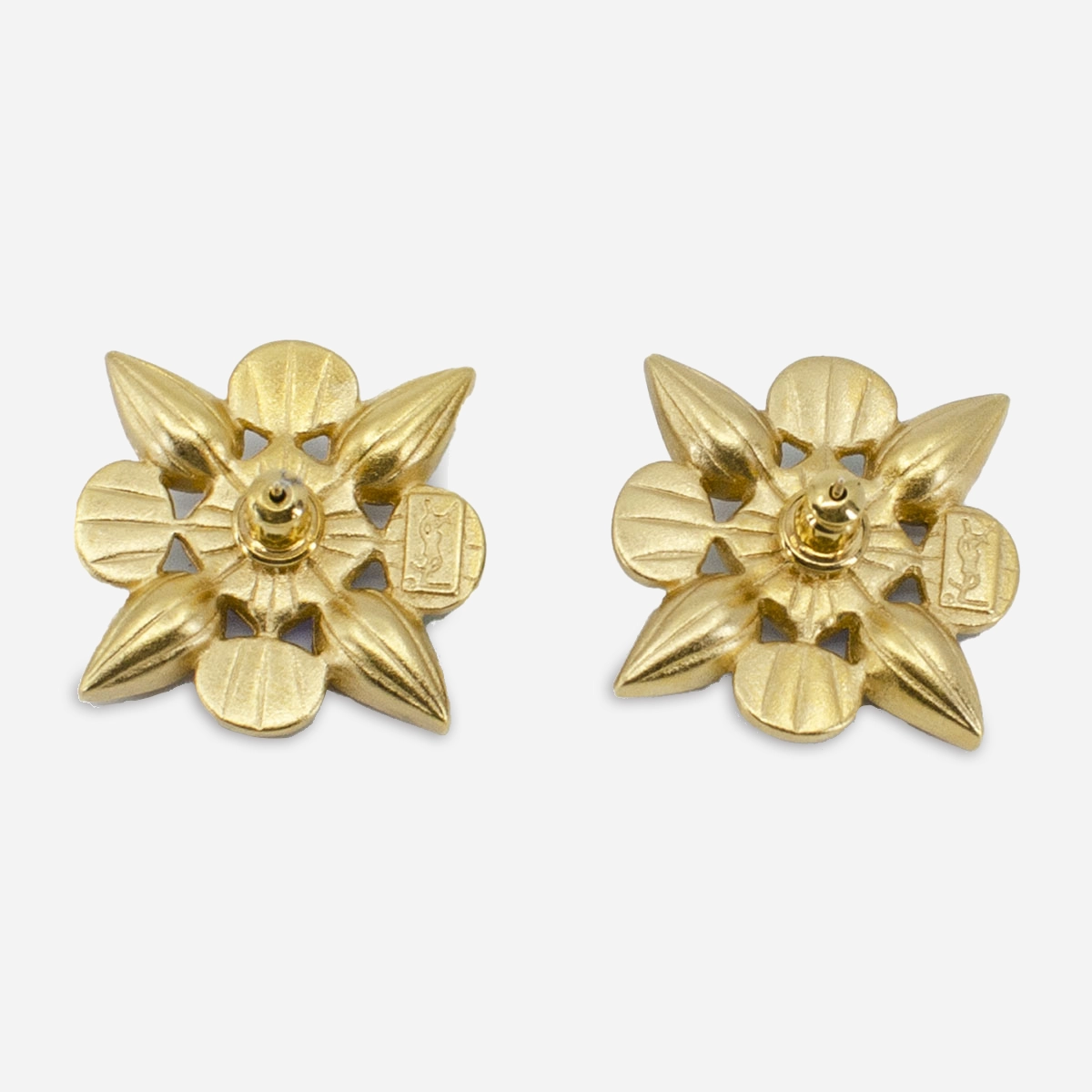 vintage Yves Saint Laurent YSL signed earrings