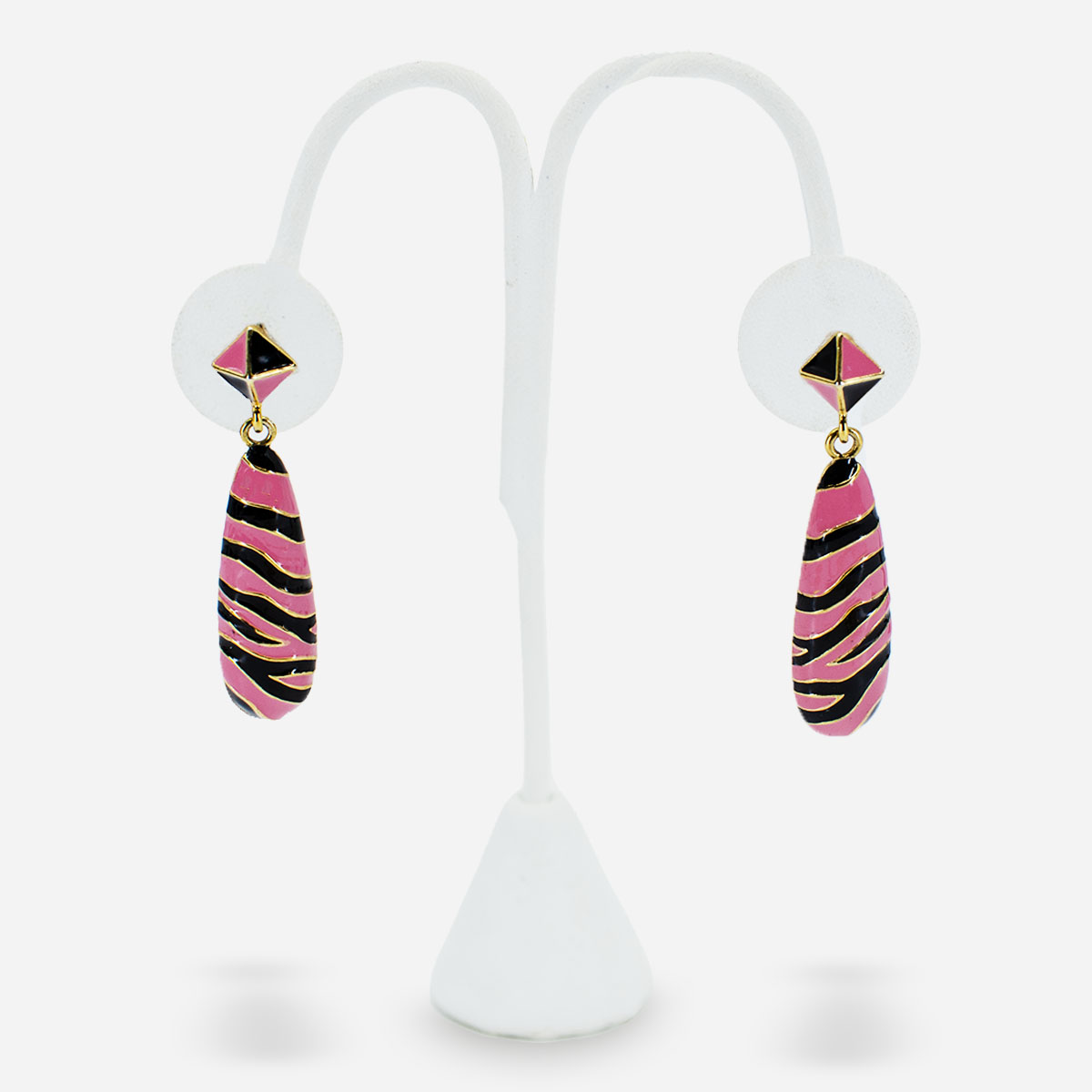 KJL tiger earrings