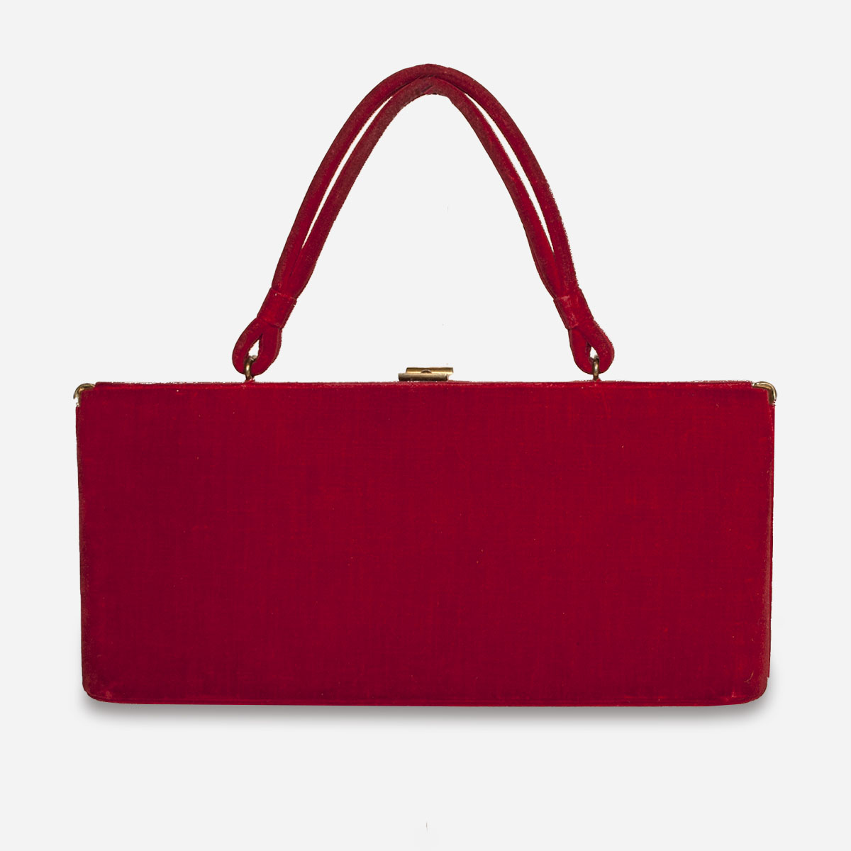 red vintage bag