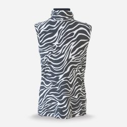 zebra print top