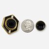 Earring jacket example Kenneth Jay Lane Black earrings