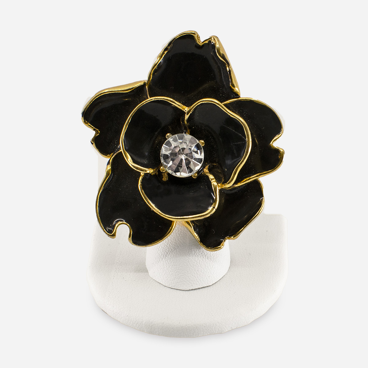 Black flower jewelry