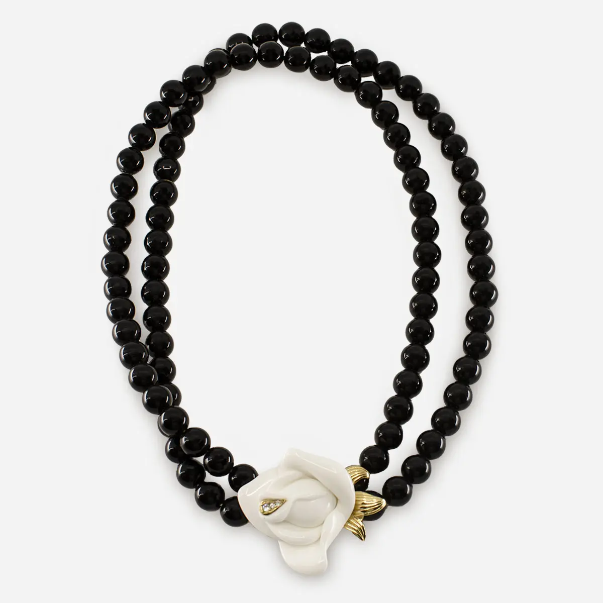 イヤリング ネックレス ベルト まとめ売り AVON、Elegance、他 1980s KJL for Avon Jewelry Set, Midnight Rose | Luxurious Design