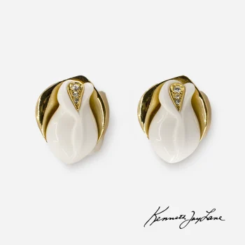 signed Kenneth Jay Lane for avon earrings