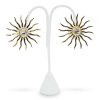 Sarah Coventon Fascination earrings Gold sunburst earrings