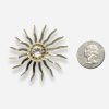 vintage Sarah covington brush Vintage gold and crystal earrings