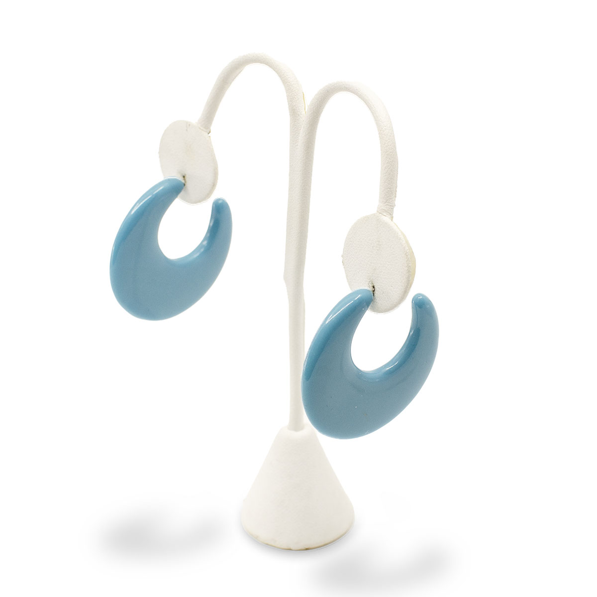 Kenneth Jay Lane Blue hoop earrings