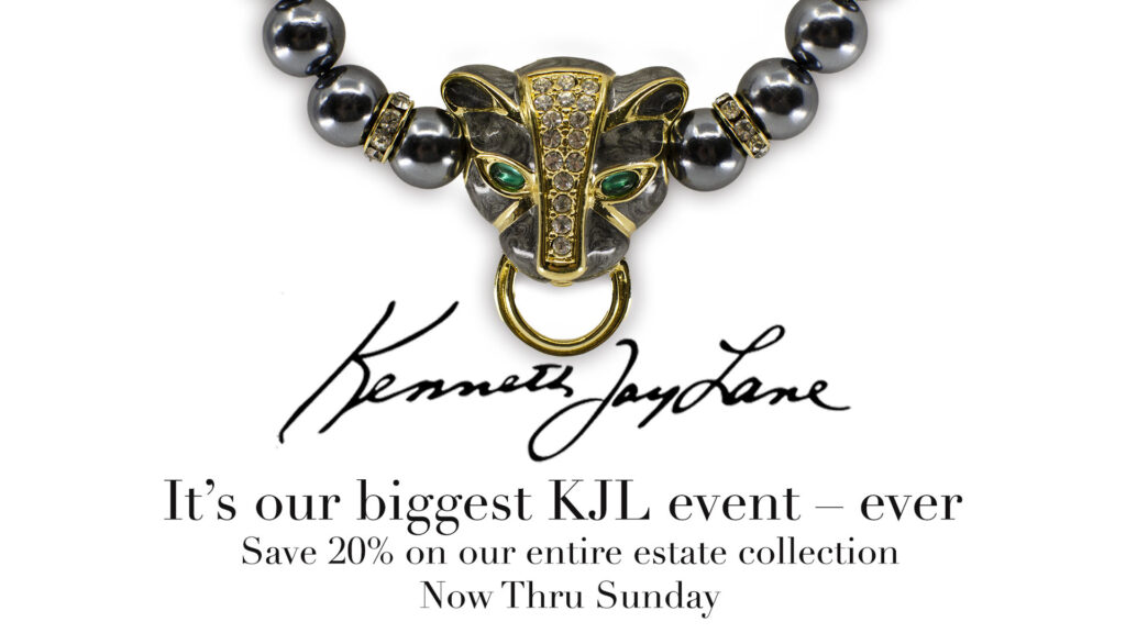Kenneth Jay Lane Jewelry sale