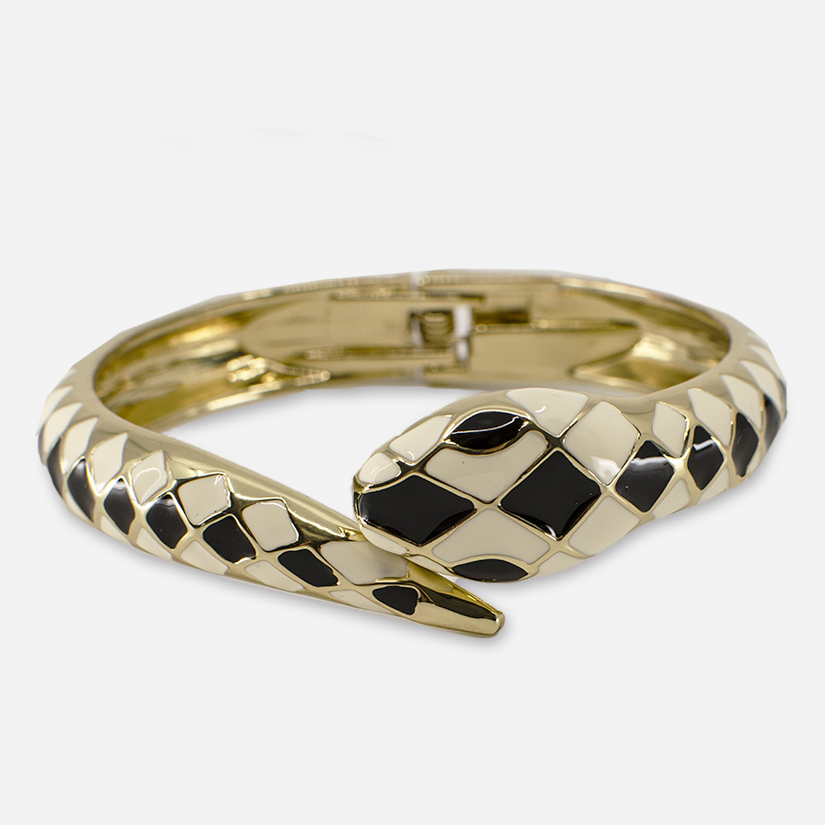 black and white snake bracelet