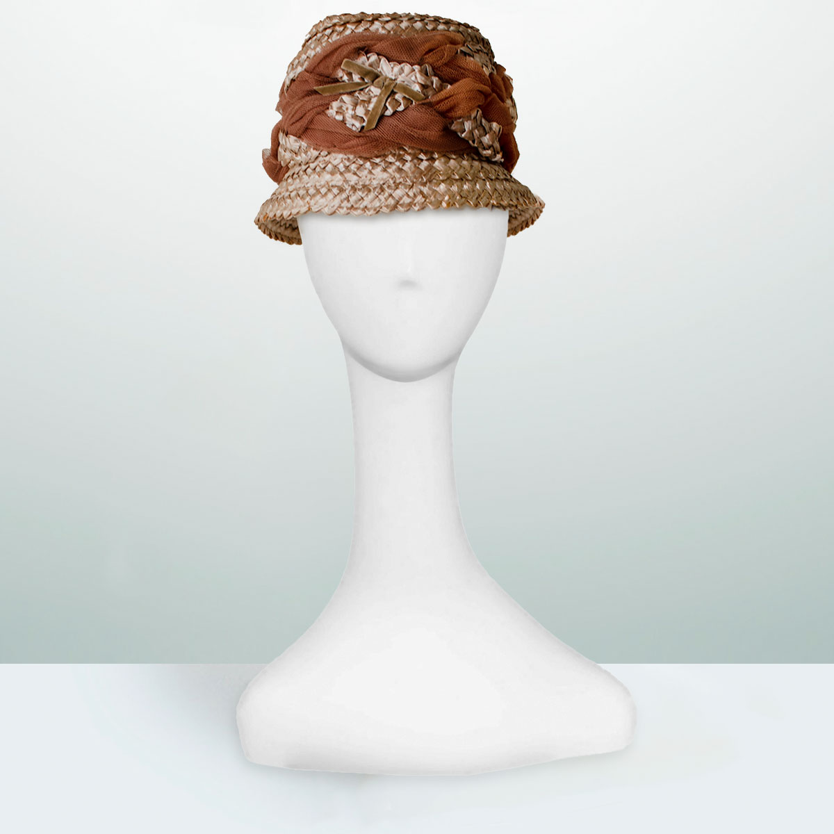brown vintage hat