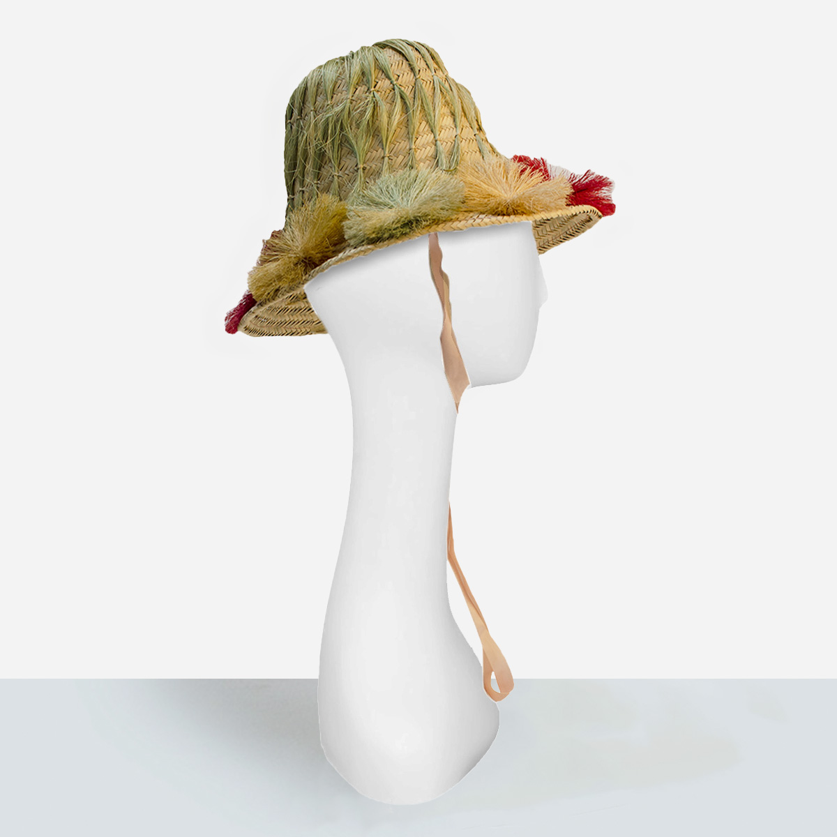 60s beach hat