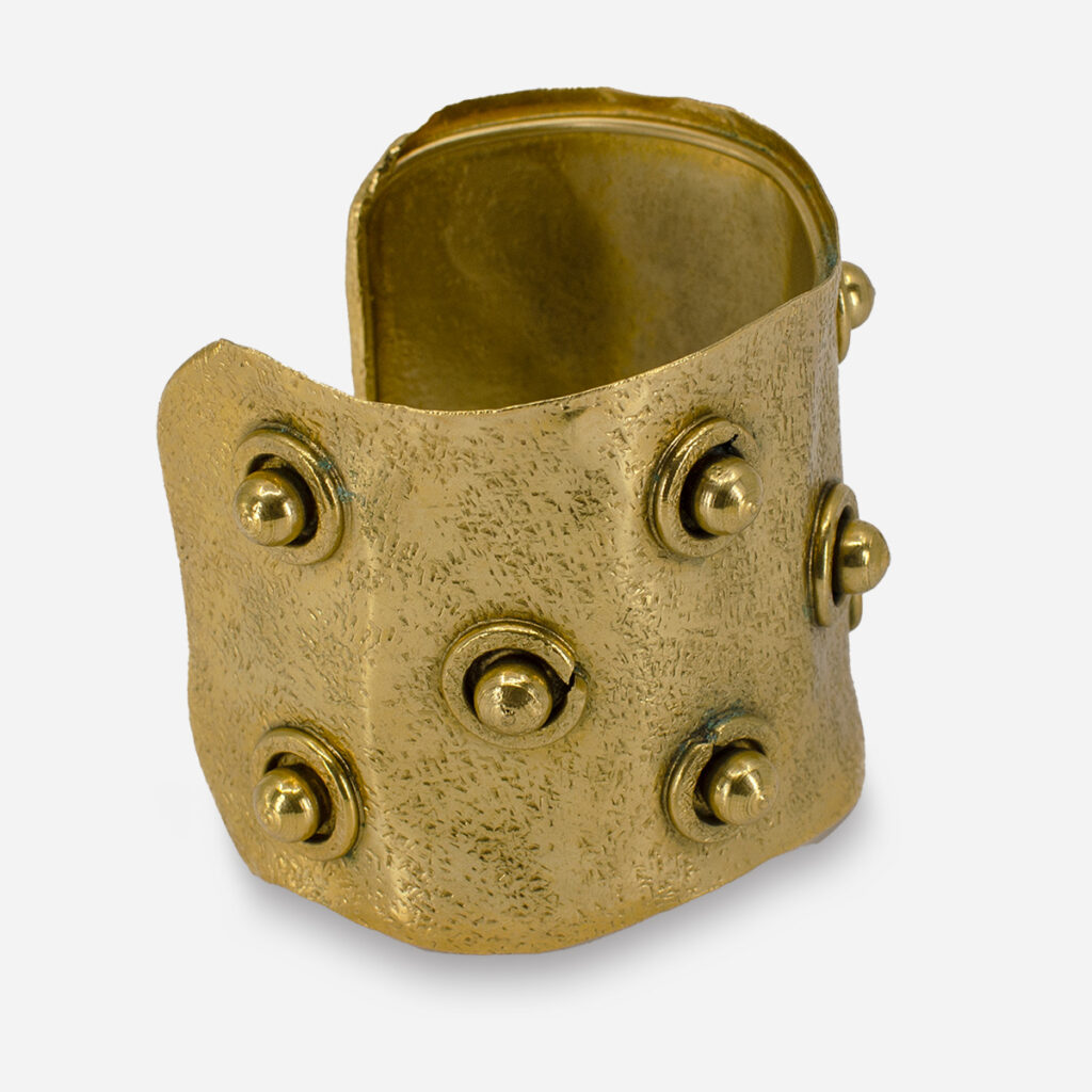 brutalist cuff bracelet