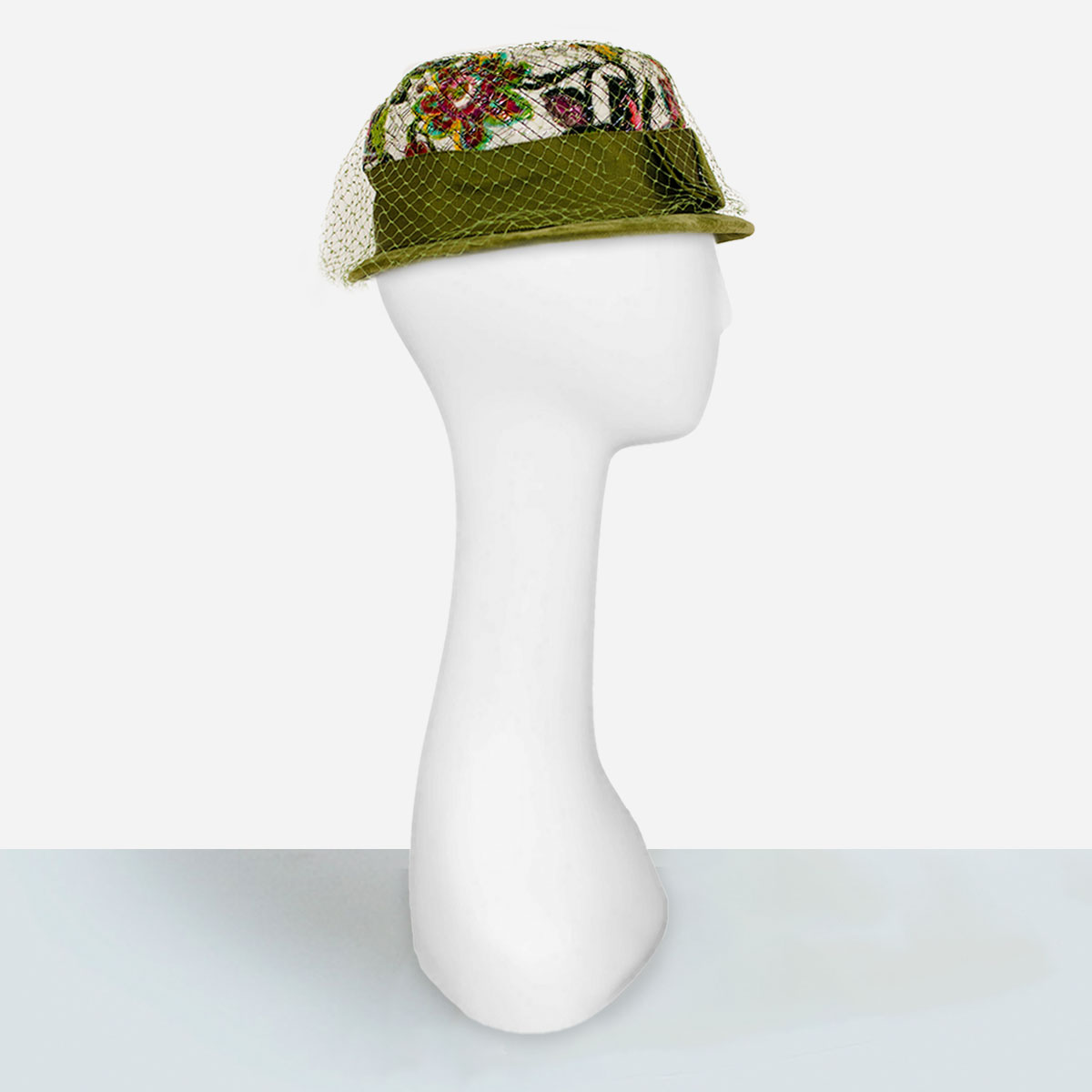 green Women's Derby Hat