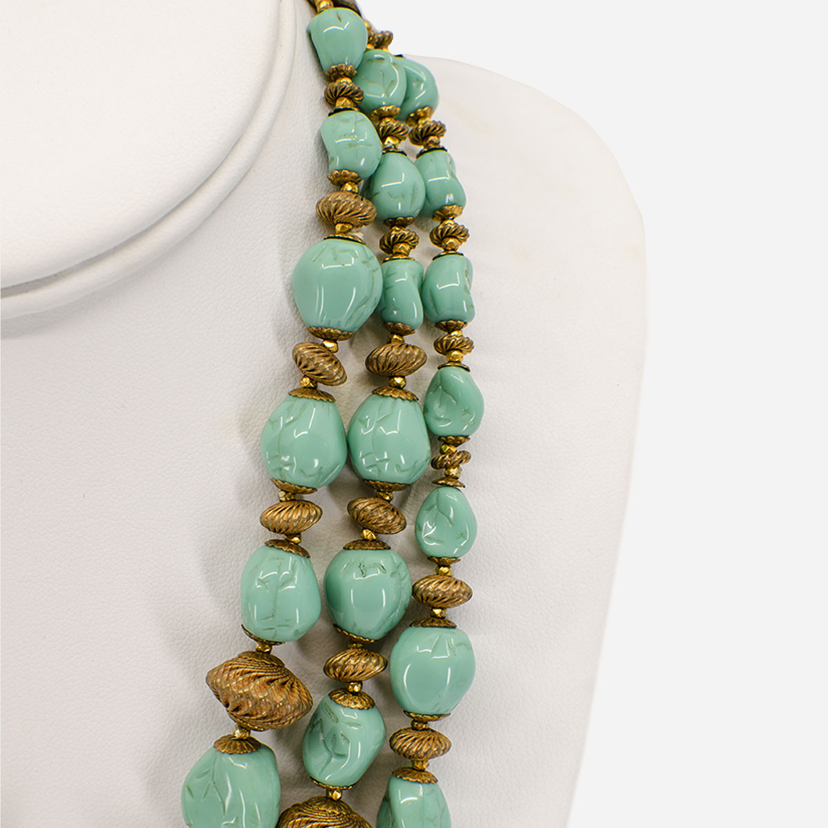 turquoise glass beads