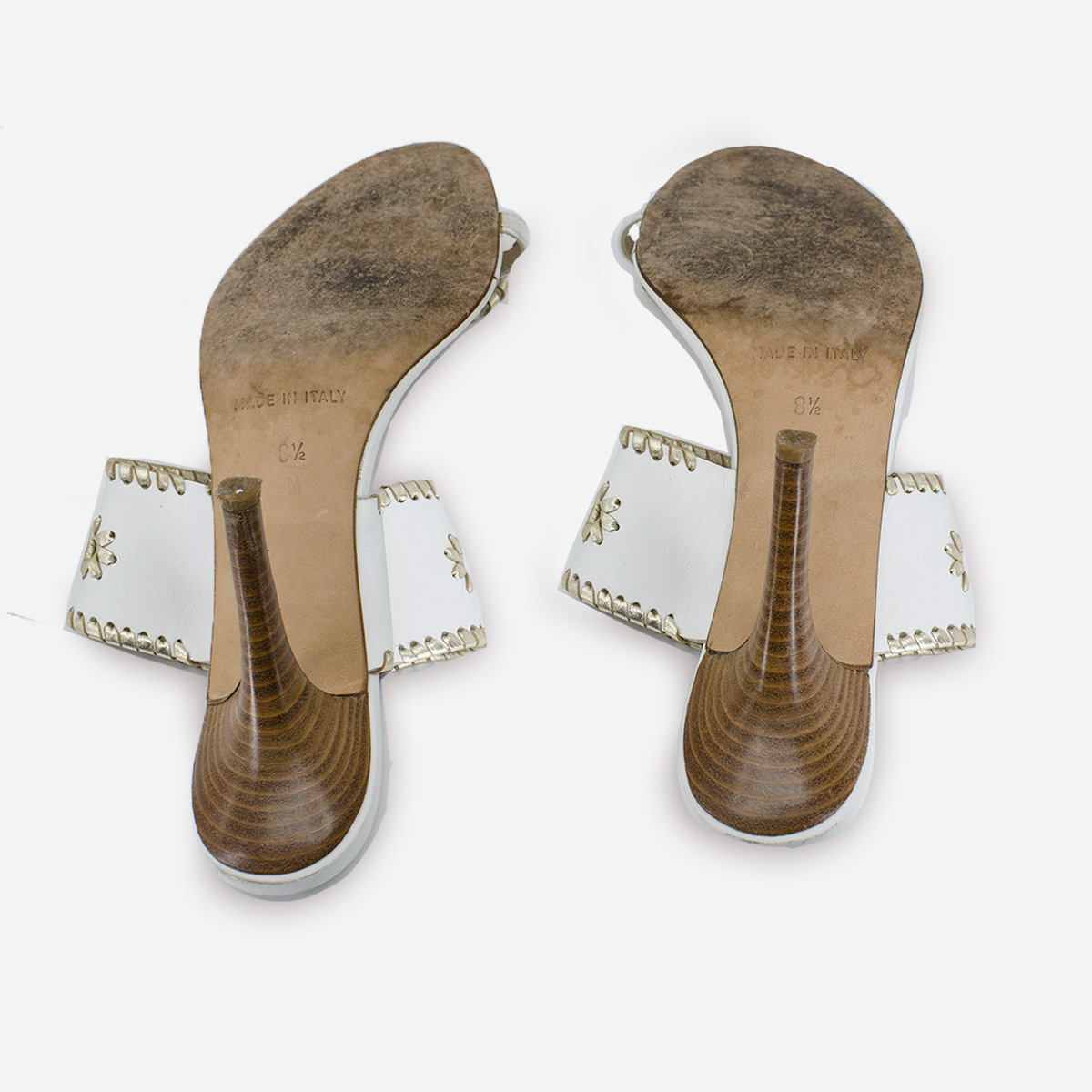 Vintage white sandals