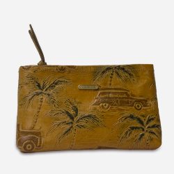 Brahmin leather clutch, copa cabana