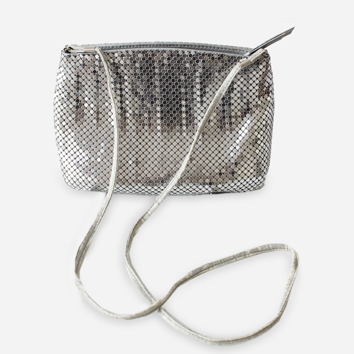 silver mesh handbag