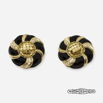vintage Whiting Davis earrings