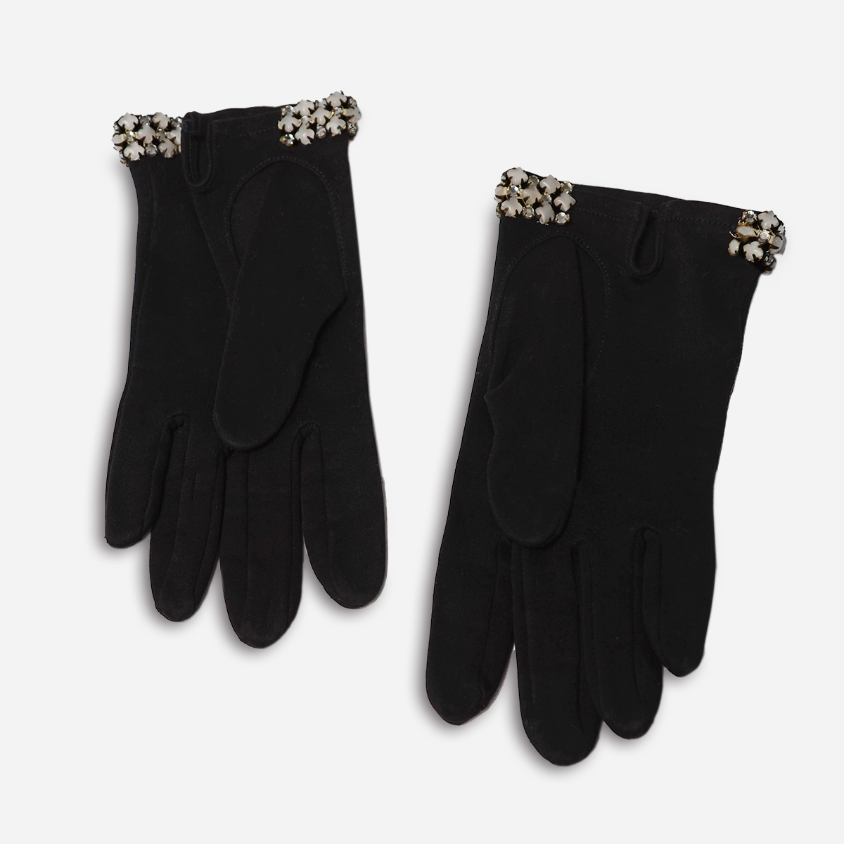 vintage sparkly gloves