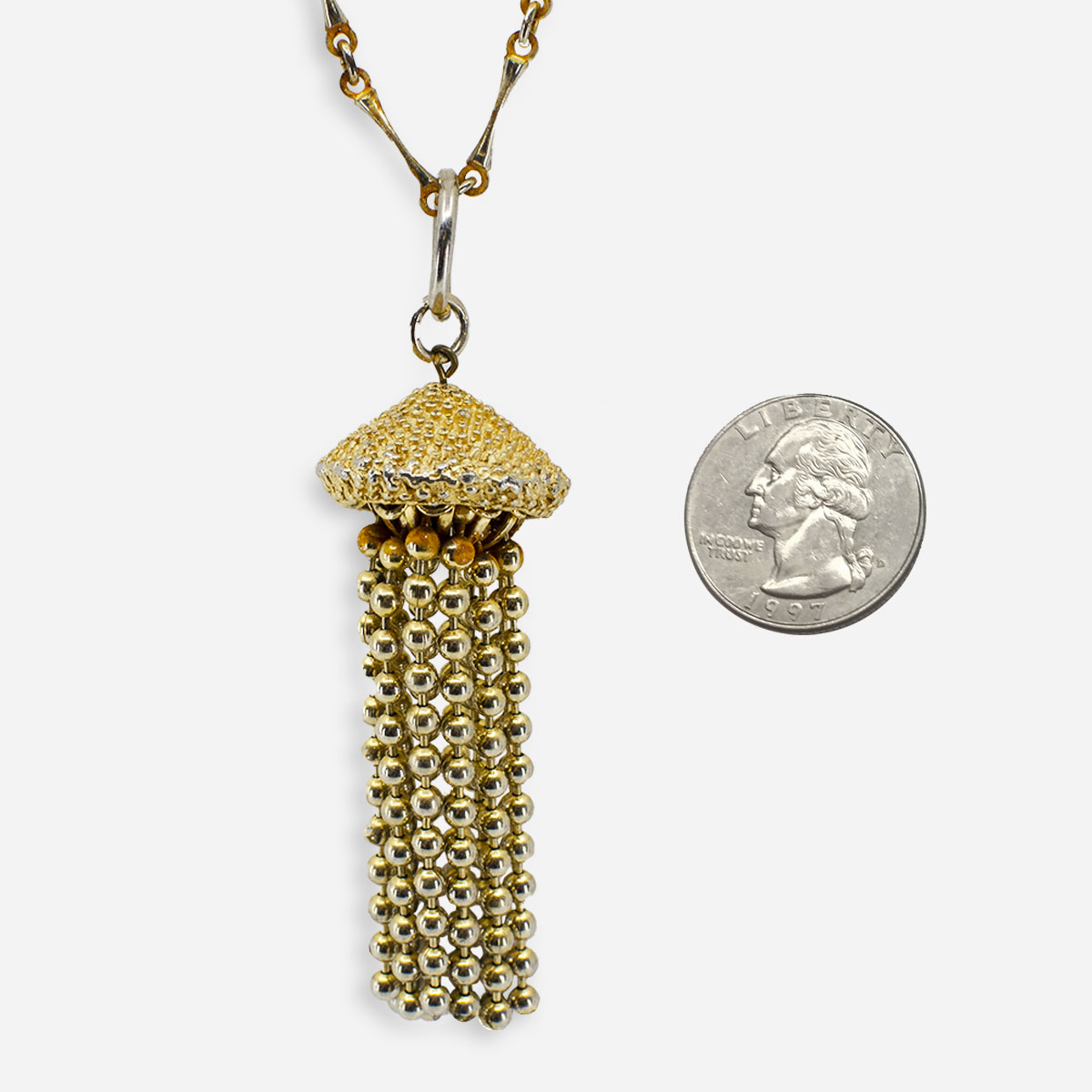 1950s tassel necklace