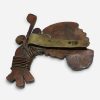 ken beldin copper brooch