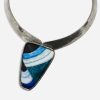 Limoges fused glass necklace