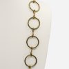 brass ring necklace
