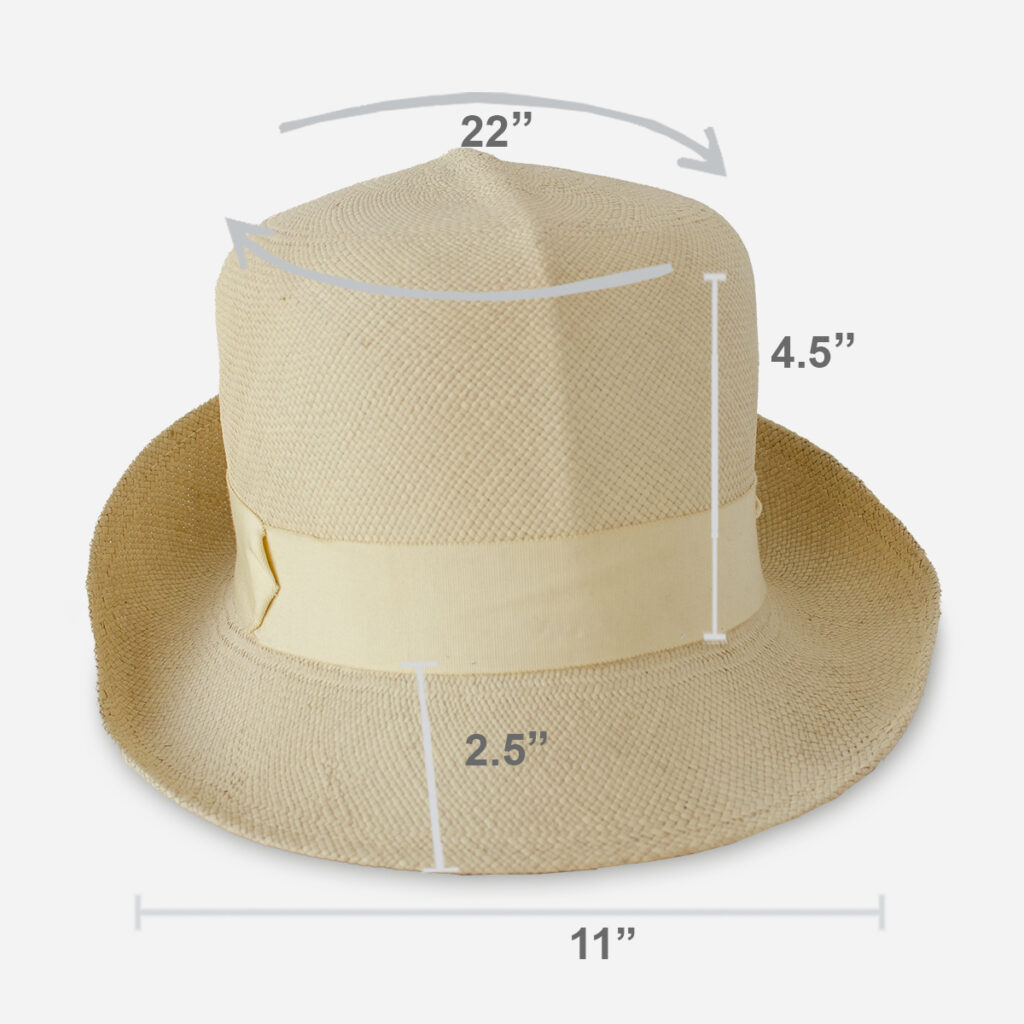 panama hat size
