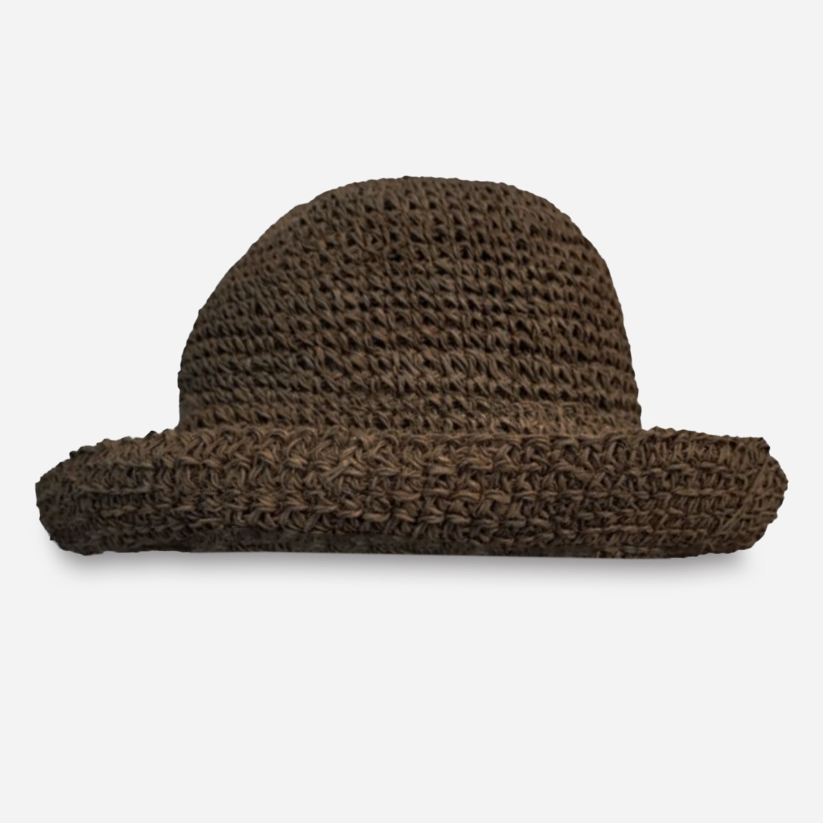 Chicos brown breton straw hat