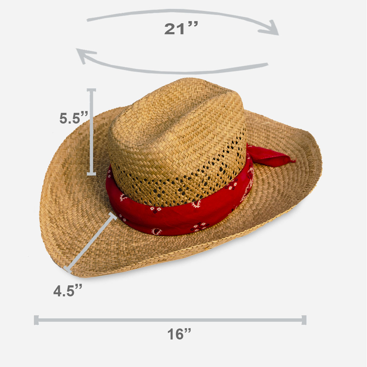 cowboy hat size