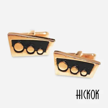 Hickok Mod Circle Cufflinks