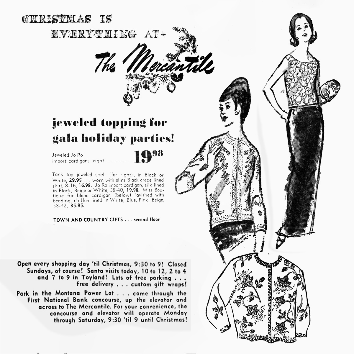 jo ro cardigan 1964 advertisement