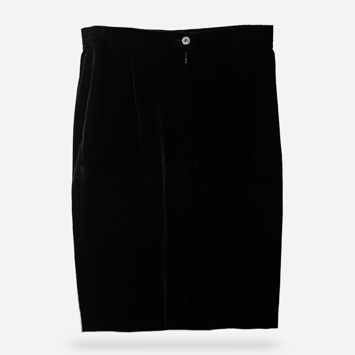 vintage Black wool Skirt