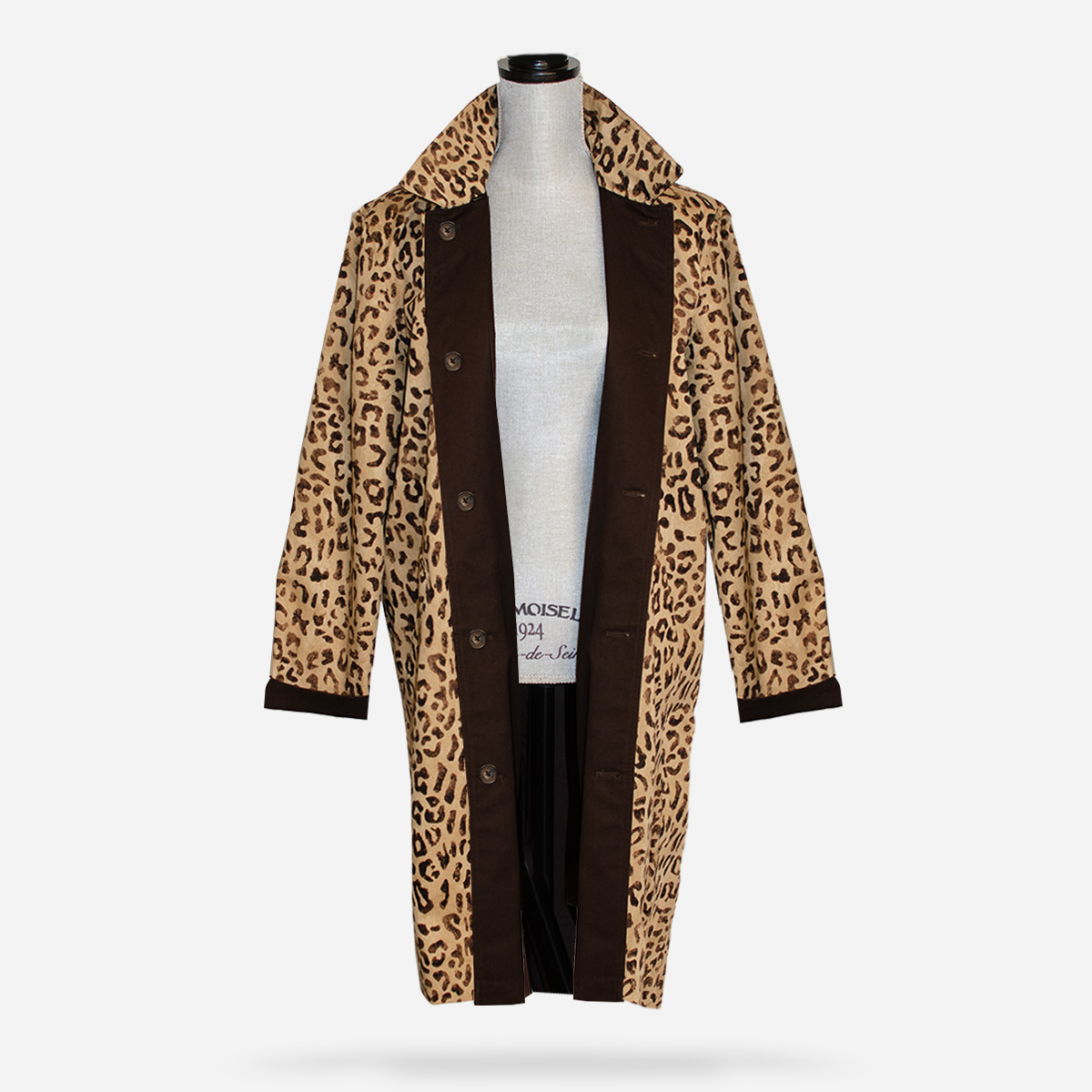 women's leopard print coat