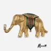 Signed Monet enamel elephant brooch green Signed Monet enamel elephant brooch green