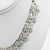 silver leaves necklace silver leaves necklace