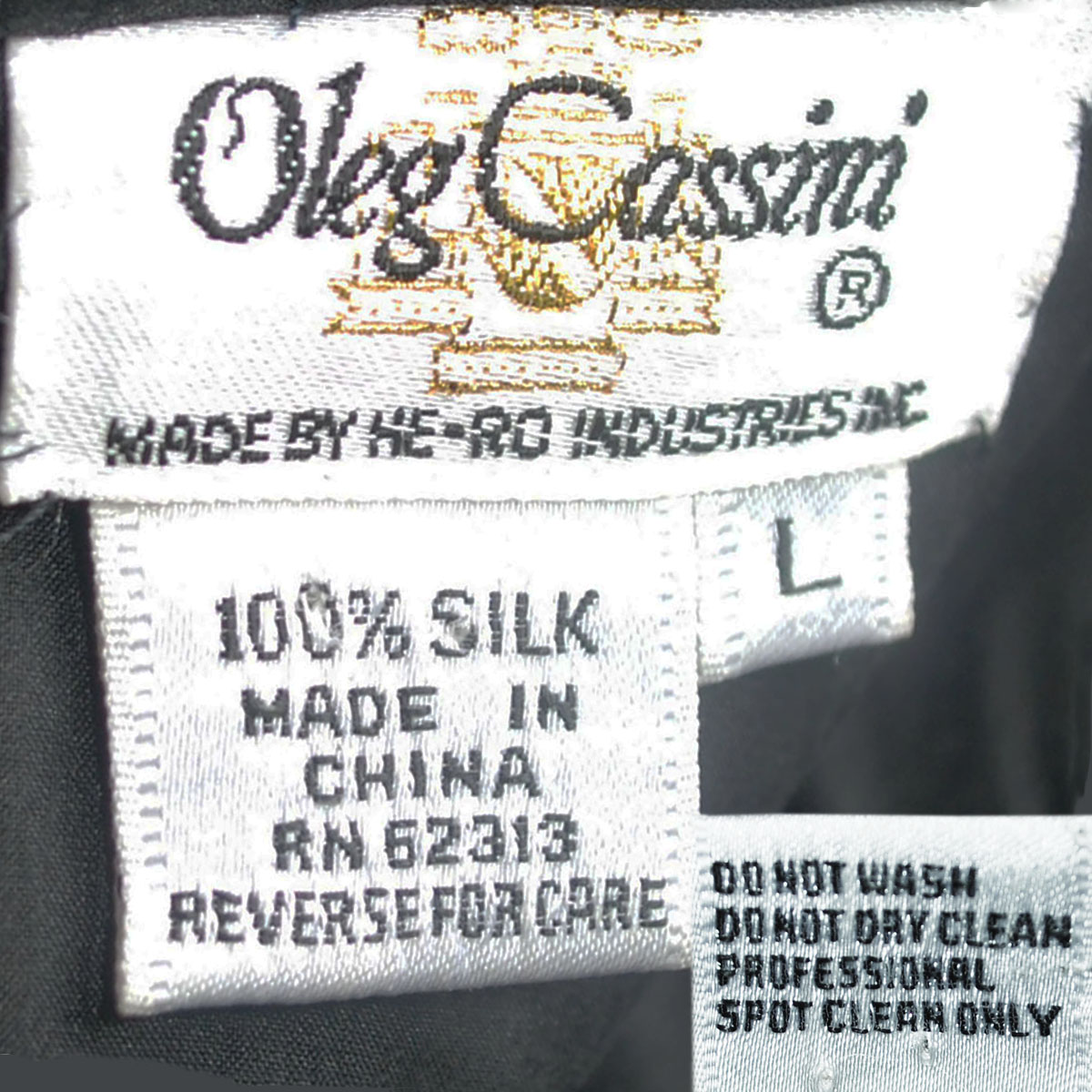 Oleg Cassini label
