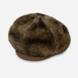 fake mink cap