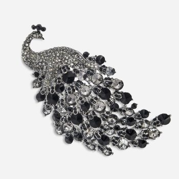 Black Marcasite Peacock