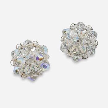 vintage 1950s wingback earrings