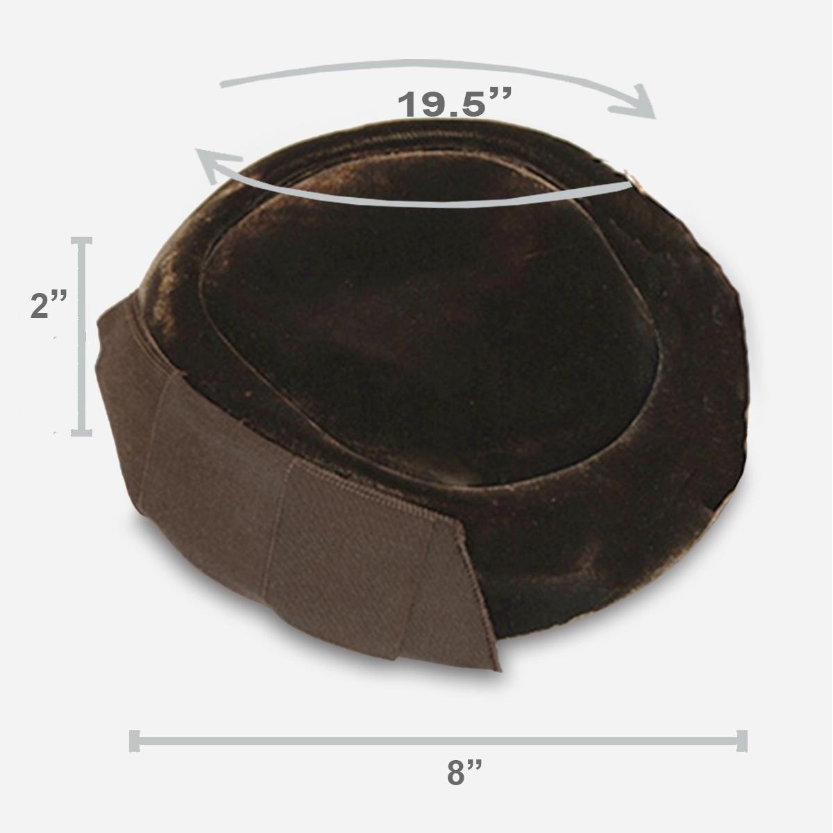 Velvet pillbox size