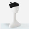 black velvet close hat