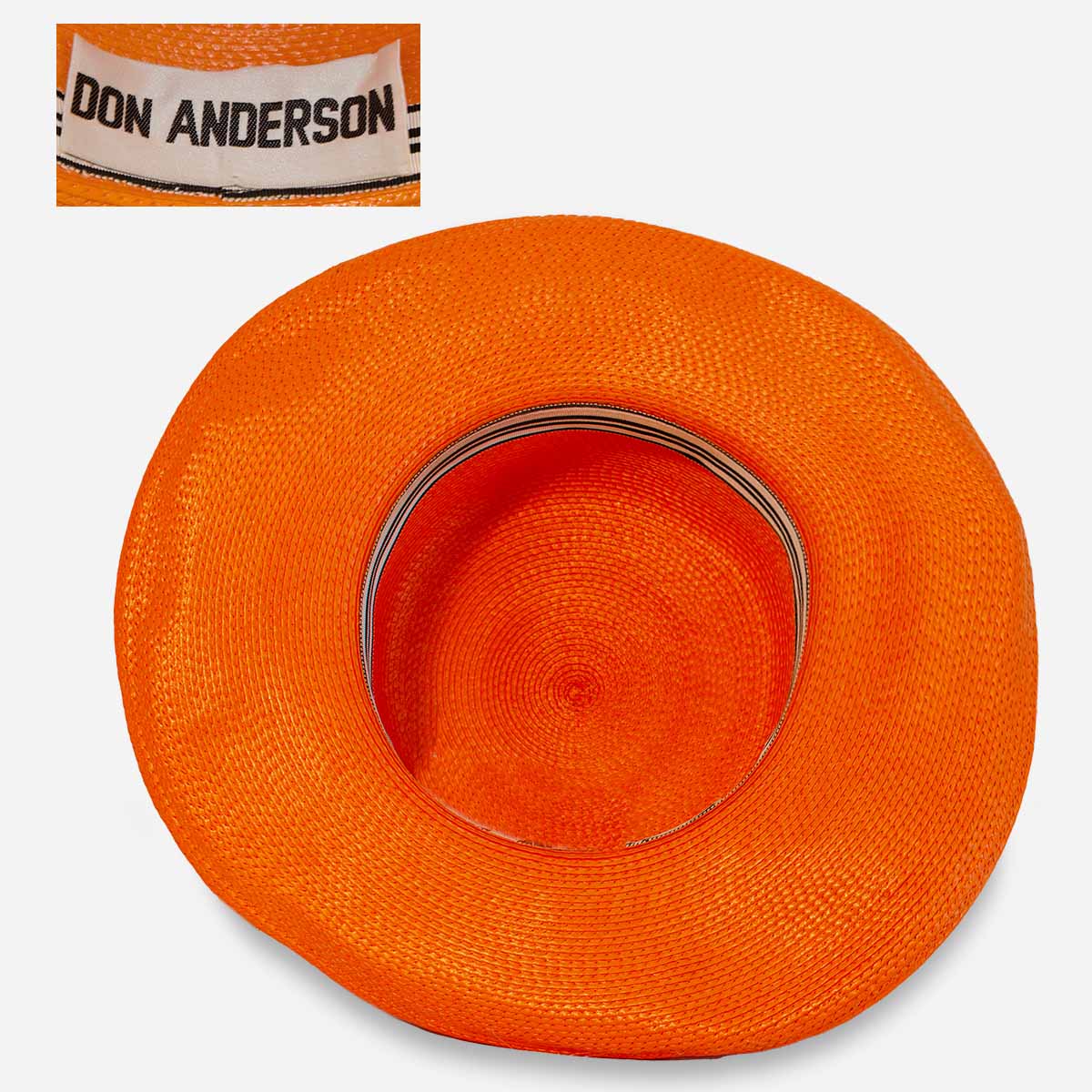 vintage Don Anderson hat Label