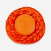 Orange straw widebrim hat Orange straw widebrim hat