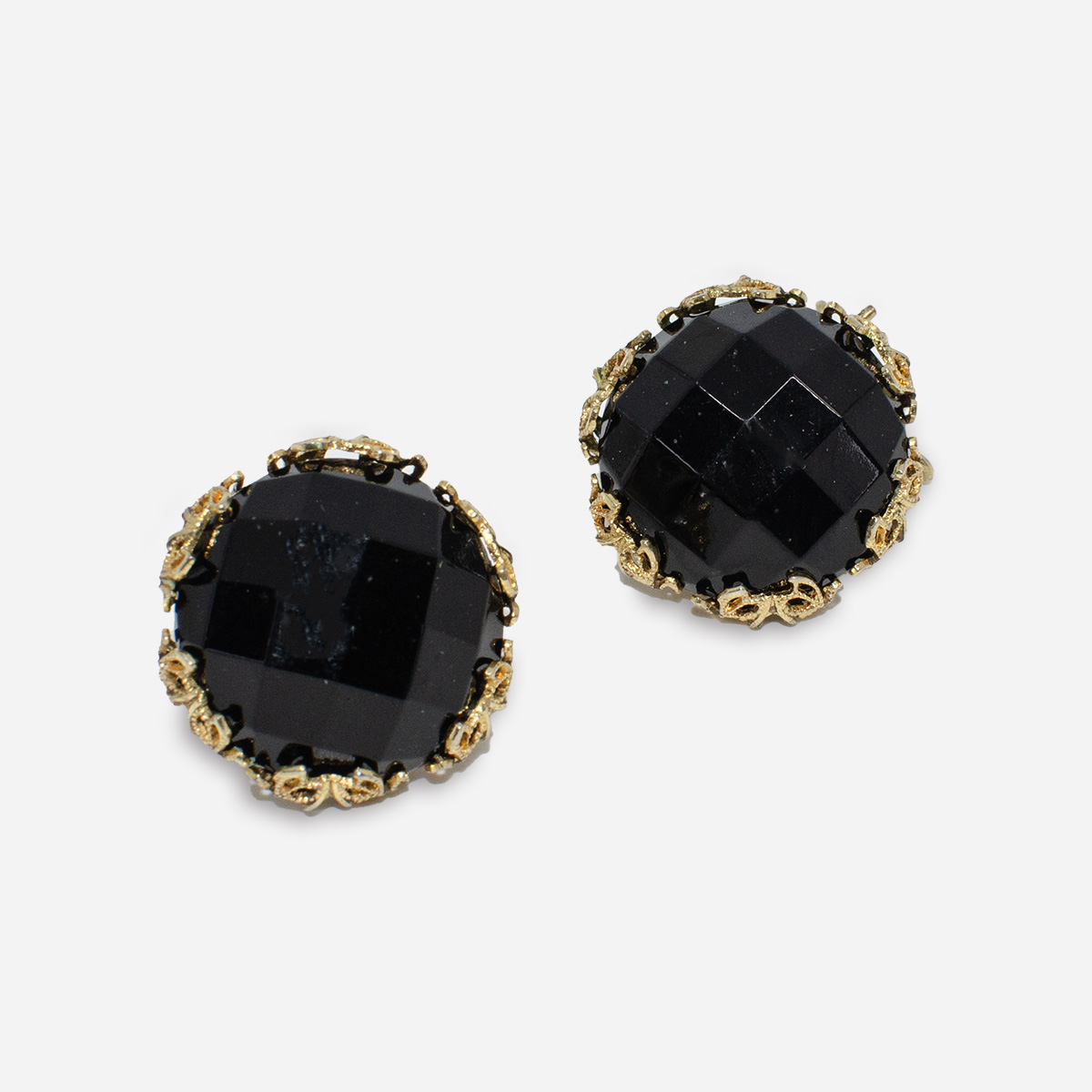 vintage black earrings earrings