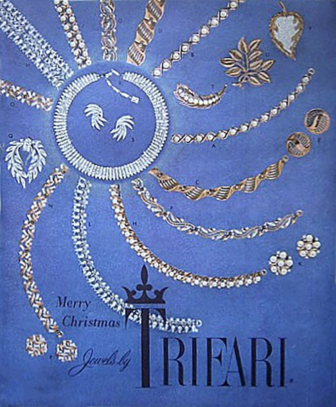 1958 Trifari Merry Christmas Jewels