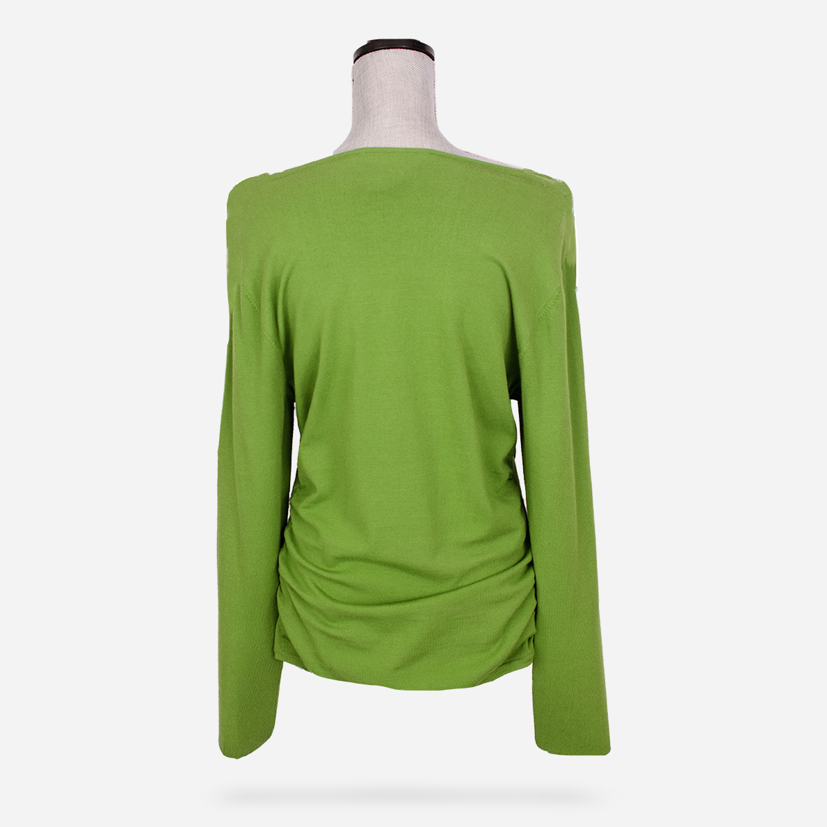 women's spring sweater, green carlisle top