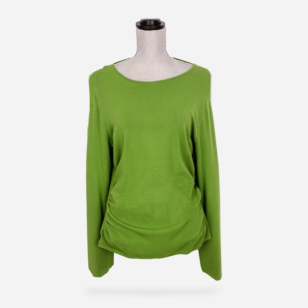 womens sweaters with long sleeves, Green Carlisle Sweater