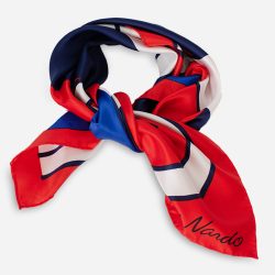 di nardo red, white and blue scarf