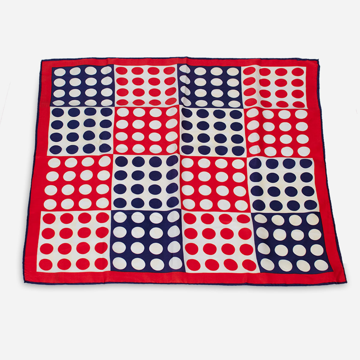 blue red white scarf